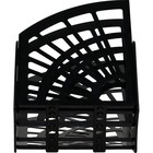 Лоток-веер Стамм "Эконом", 5 секций, 4 отделения, чёрный - Фото 7