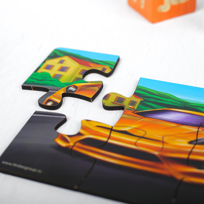 Пазл 6 элементов «Машинка» 46346