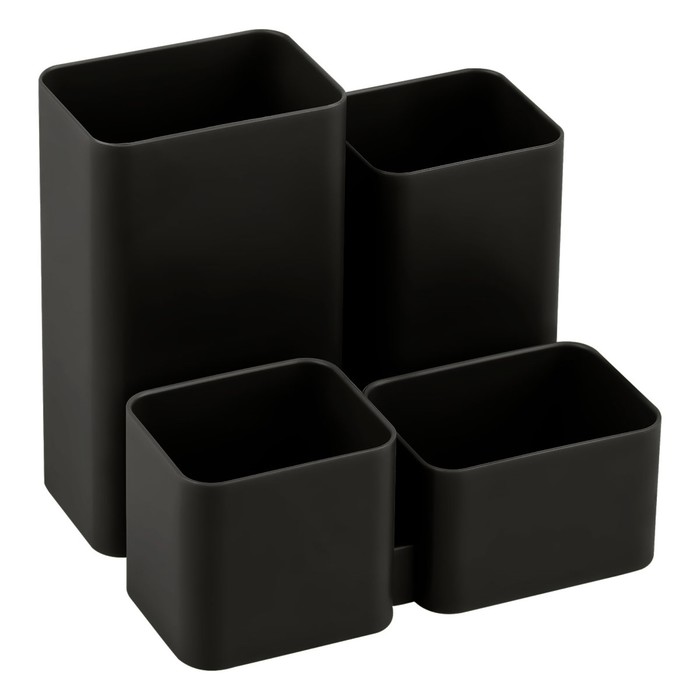 Подставка-органайзер для канцелярии Юниор чёрная - Фото 1