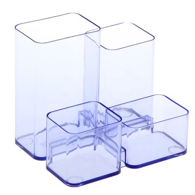 Настольная подставка-органайзер «Юниор», тонированный, голубой