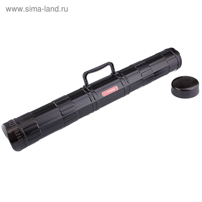 Тубус с ручкой "Стамм", А1, диаметр 90 мм, длина 680 мм, чёрный - Фото 1