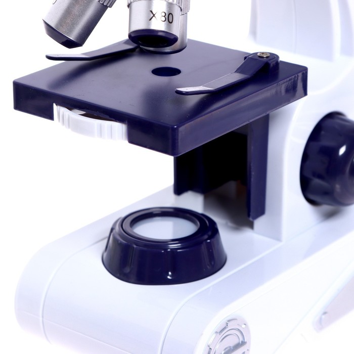 Микроскоп «Юный биолог», увеличение х80, х200, х450, с подсветкой - фото 1907055922