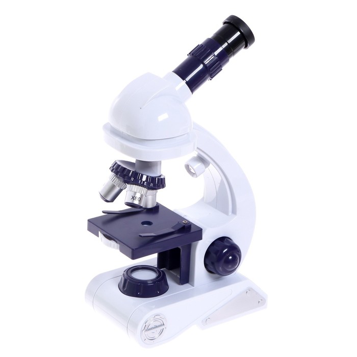 Микроскоп «Юный биолог», увеличение х80, х200, х450, с подсветкой - фото 1886440534