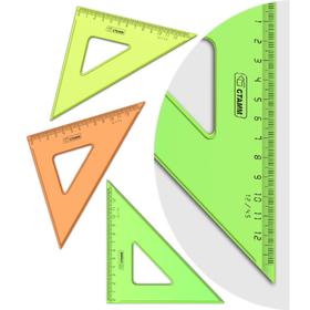Треугольник 12 см Стамм "Neon Cristal", 45°, микс