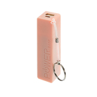 Внешний аккумулятор LuazON, 2200 мАч, USB, 1 А, крепление кольцо, розовый - фото 11541452