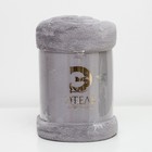 Плед Этель «Серебряные звёздочки», серый, 150х200 см, корал-флис - Фото 5