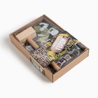 Кухонный набор «Доляна. Настоящий герой»: варежка-прихватка, молоток деревянный - Фото 6