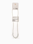 Бусы «Невеста» с жемчугом, бусины со стразами, шар № 4.6.8, белые, 45 см - Фото 7