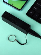 Внешний аккумулятор PB-03, 2200 мАч, USB, 1 А, крепление кольцо, чёрный - Фото 2