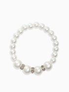 Браслет жемчуг «Невеста», бусины d=0.8+1.2 см, белый - Фото 1