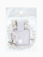 Браслет из бусин «Жемчуг. Невеста», d=5.5 см, стразы, шар №8, белый - Фото 7