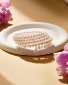 Браслет жемчуг «Невеста» бусины d=0.5, 4 ряда с пружинкой, белый - Фото 5