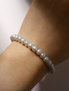 Браслет из бусин «Жемчуг. Невеста», d=5.5 см, шар №4, белый - Фото 2