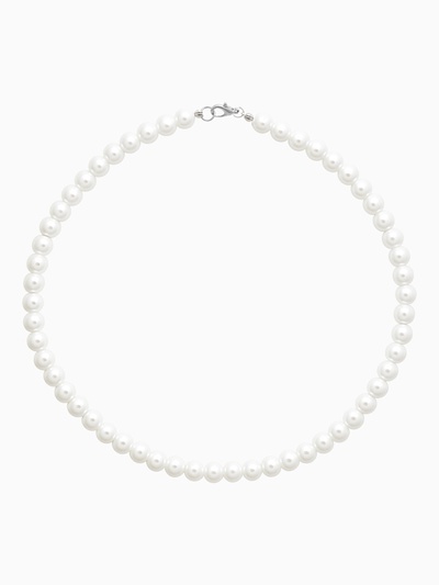 Бусы «Невеста» с жемчугом, шар №10, белые, 40 см