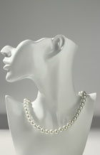 Бусы «Невеста», с жемчугом, шар №10, белые, 40 см - Фото 2