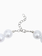 Бусы жемчуг «Невеста» шар №16, белые, L=40 см - Фото 3