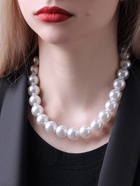 Бусы жемчуг «Невеста» шар №16, белые, L=40 см - Фото 4