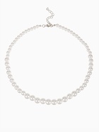 Бусы «Невеста» с жемчугом, шар №4.6.8, белые, 45 см - Фото 1