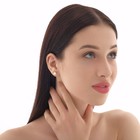 Серьги с жемчугом «Невеста» бусины d=0,6, цвет белый - Фото 2