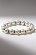 Браслет жемчуг «Невеста» со стразами, шар №12, цвет молочный, d=5.5 см - Фото 2