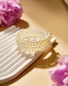 Браслет пружинка «Жемчуг. Невеста», d=5.5 см, бусина 5 мм, 4 ряда, цвет молочный - Фото 5