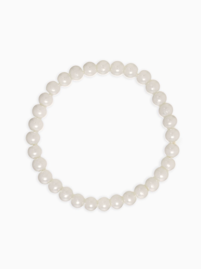 Браслет жемчуг «Невеста» шар №6, цвет молочный, d=5.5 см - Фото 1