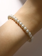 Браслет жемчуг «Невеста» шар №6, цвет молочный, d=5.5 см - Фото 3