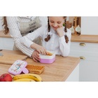 Ланч - бокс в школу IDEA «Единорог», 2 отделения, 400+400 мл, пластик, сиреневый 4738111