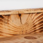 Полка деревянная "Авиньон", обожженная, 50 х 20 х 4,5 см, 1 сорт - Фото 3