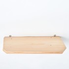 Полка деревянная "Марсель", 50 х 20 х 4 см, 1 сорт - Фото 4
