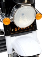 УЦЕНКА (Трещина багажника) Электромобиль «Чоппер», с аккумулятором, световые и звуковые эффекты, белый - Фото 11