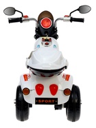 УЦЕНКА (Трещина багажника) Электромобиль «Чоппер», с аккумулятором, световые и звуковые эффекты, белый - Фото 4