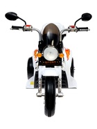 УЦЕНКА (Трещина багажника) Электромобиль «Чоппер», с аккумулятором, световые и звуковые эффекты, белый - Фото 10