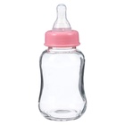 Бутылочка для кормления, классическое горло, стекло, медленный поток, от 0 мес., 150 мл., цвет МИКС - фото 8911441