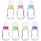 Бутылочка для кормления M&B, классическое горло, быстрый поток, от 6 мес., 150 мл., стеклянная, МИКС - Фото 2