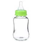 Бутылочка для кормления M&B, классическое горло, быстрый поток, от 6 мес., 150 мл., стеклянная, МИКС - Фото 5