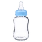 Бутылочка для кормления M&B, классическое горло, быстрый поток, от 6 мес., 150 мл., стеклянная, МИКС - Фото 9