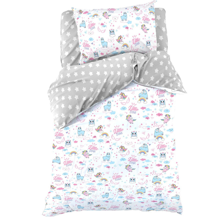 Постельное бельё Этель 1,5 сп Little star 143х215 см, 150х214 см, 50х70 см -1 шт, 100% хлопок