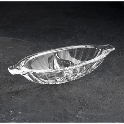 Менажница стеклянная «Ладья», 20×8×4,5 см