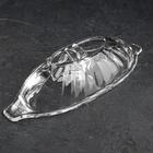 Менажница «Ладья», 20×8×4.5 см, стекло, прозрачная - Фото 3