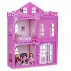 Домик для кукол «Дом Элизабет» с мебелью, цвет бело-розовый - Фото 1