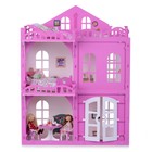 Домик для кукол «Дом Элизабет» с мебелью, цвет бело-розовый - Фото 2