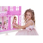 Домик для кукол «Дом Элизабет» с мебелью, цвет бело-розовый - Фото 4