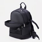Рюкзак мужской на молнии, 5 наружных карманов, цвет чёрный - фото 6257434