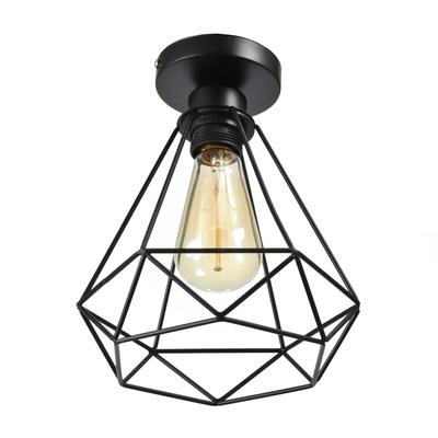 Люстра потолочная BayerLux «Адри», 1×60 Вт, E27, черный, 16×16×18 см