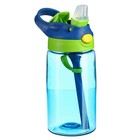 Поильник детский, мягкий носик, цвет голубой, 480 мл - фото 39645618