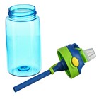 Поильник детский, мягкий носик, цвет голубой, 480 мл - фото 39645620