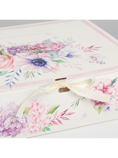 Коробка подарочная, упаковка, «Счастья в душе», 31×24.5×8 см