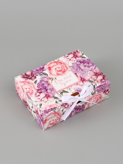 Коробка подарочная, упаковка, «От всей души», 16.5×12×5 см, БЕЗ ЛЕНТЫ