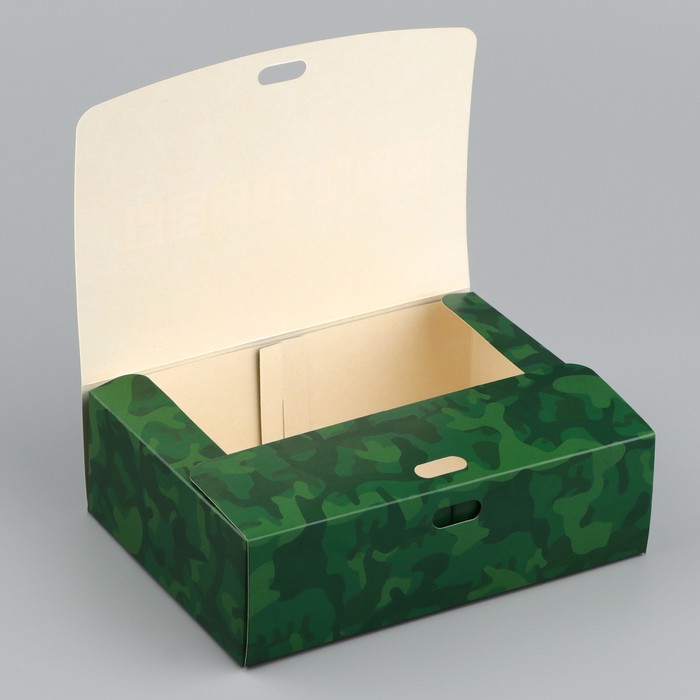 Коробка подарочная, упаковка, «Best man», 16,5 х 12,5 х 5 см, БЕЗ ЛЕНТЫ